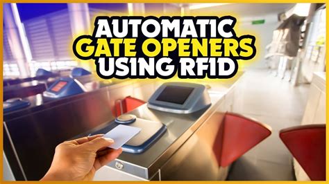 rfid card passes on the gate|rfid gate opener.